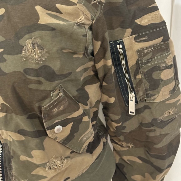 Ben Taverniti Unravel Project - bomber camouflage jacket - Picture 8 of 9